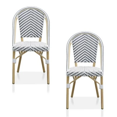 3pc Arna Patio Chair Set With Side Table - MiBasics