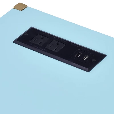 Everbay Writing Desk With Power And USB Plug - MiBasics - Image 4