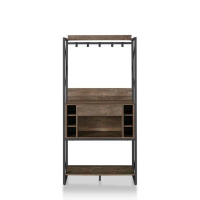 Orella Rustic Baker's Rack Reclaimed Oak - MiBasics - Image 4