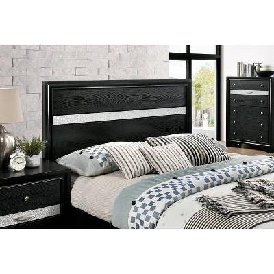 Queen Wetherby 2 Drawer Footboard Platform Bed Black - MiBasics - Image 3