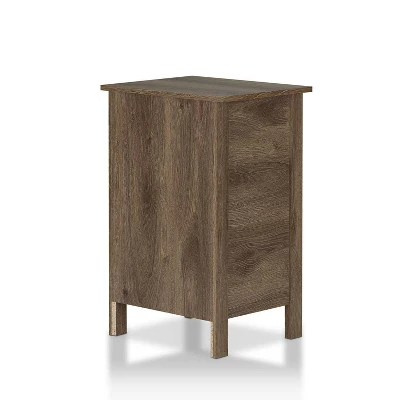 Cecilia 3 Drawer Nightstand Walnut - MiBasics - Image 3