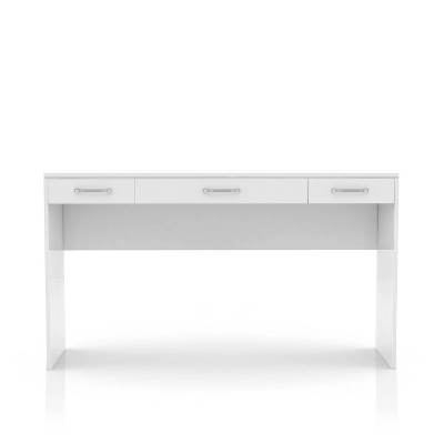 Grayde 3 Drawer Vanity Table Luminous White - MiBasics - Image 4