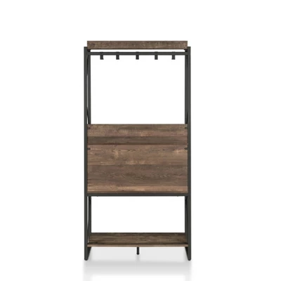 Orella Rustic Baker's Rack Reclaimed Oak - MiBasics - Image 8