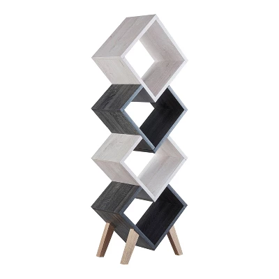 62.25" Braxett 4 Shelf Bookcase - MiBasics