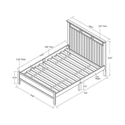Full Grisson Platform Bed - MiBasics - Image 8
