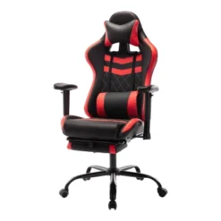 Finn Racing Adjustable Pillow And Leg Support Gaming Chair - MiBasics