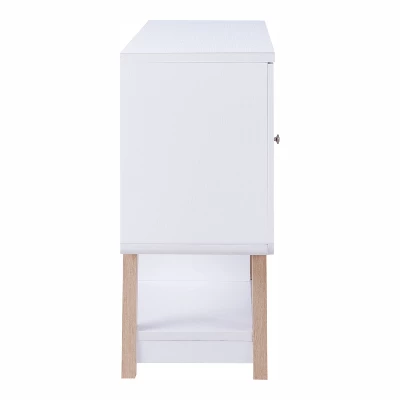 Sfax 4 Bottle Buffet Server White - MiBasics - Image 2