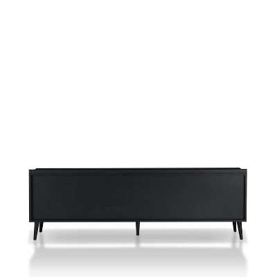 Dominique TV Stand For TVs Up To 78" Black/White Oak - MiBasics - Image 7