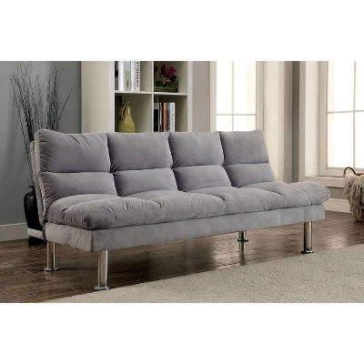 Kelvord Upton Futon Sofa Casual Gray - MiBasics - Image 2
