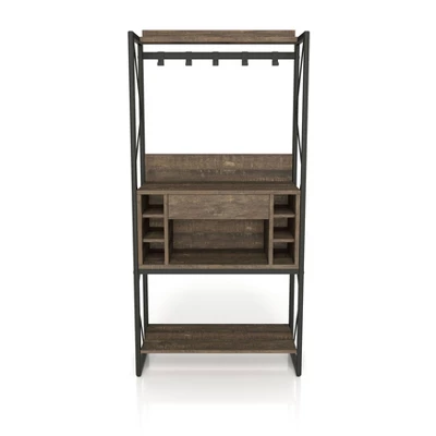 Orella Rustic Baker's Rack Reclaimed Oak - MiBasics - Image 9