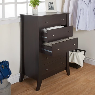 Weston 5 Drawer Chest Roasted Espresso - MiBasics - Image 3