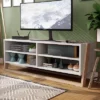 Large Etteridge 4 Shelf TV Stand For TVs Up To 68" - MiBasics
