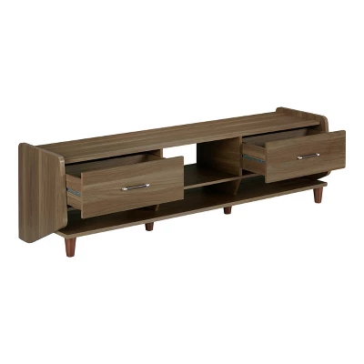 Evan TV Stand For TVs Up To 70" Honey Walnut - MiBasics - Image 5