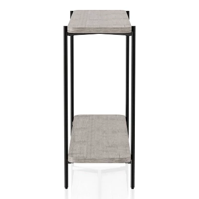 Dunkeld Lower Shelf Sofa Table Sand Black/Light Gray - MiBasics