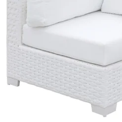 Florent Outdoor Corner Chair - White - MiBasics