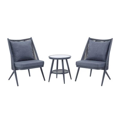 3pc Dirk Patio Chair With Side Table - MiBasics - Image 6