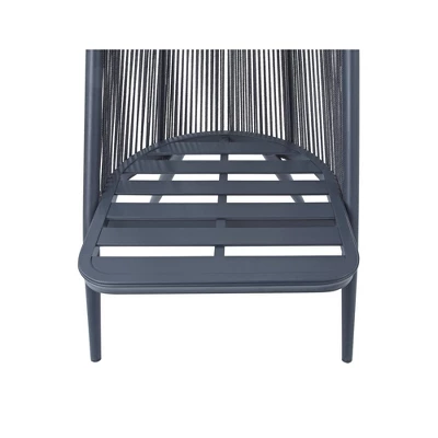 3pc Dirk Patio Chair With Side Table - MiBasics - Image 2