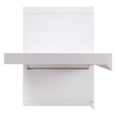 Donjala 4 Bottle Floating Wine Rack White/Light Brown - MiBasics - Image 4