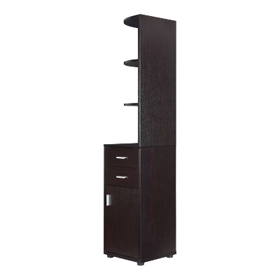 70.75" Julisse 3 Shelf Corner Bookcase - MiBasics