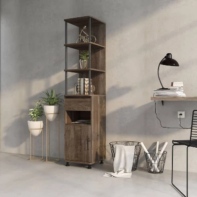 Nanum 4 Shelf Accent Bookcase - MiBasics - Image 5