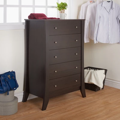 Weston 5 Drawer Chest Roasted Espresso - MiBasics - Image 2