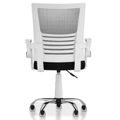 Erwin Cushioned Mesh Office Chair White - MiBasics - Image 6