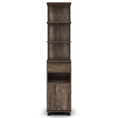 3pc Nanum Entertainment Console For TVs Up To 78" Reclaimed Oak - MiBasics - Image 12