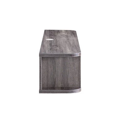 Edwige Floating Console TV Stand For TVs Up To 60" Distressed Gray - MiBasics - Image 2