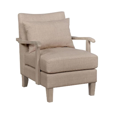 Forrester Wood Arm Accent Chair - MiBasics - Image 3