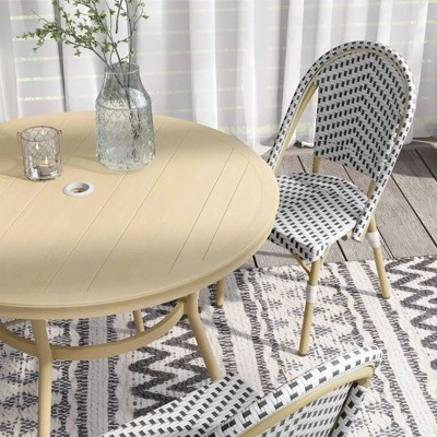 5pc Arna Aluminum Patio Dining Set - MiBasics - Image 4