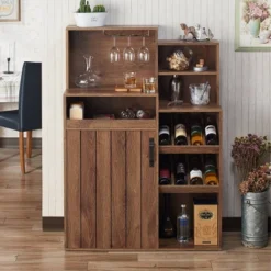 Segre Rustic Baker's Rack Walnut - MiBasics