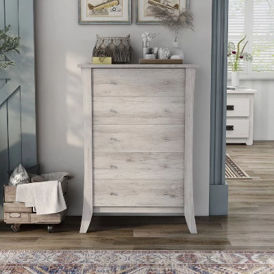 Bysoni 5 Drawer Chest Coastal - MiBasics - Image 2