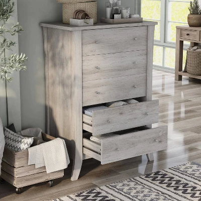 Bysoni 5 Drawer Chest Coastal - MiBasics - Image 5