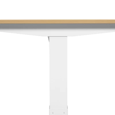 James Metal Adjustable Standing Desk White - MiBasics - Image 7