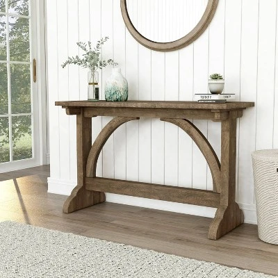 Jobrin Double Pedestal Console Table - MiBasics - Image 5