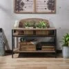 Camie Console Table Reclaimed Oak - MiBasics