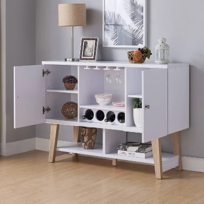 Sfax 4 Bottle Buffet Server White - MiBasics - Image 4