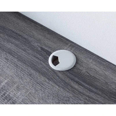 Edwige Floating Console TV Stand For TVs Up To 60" Distressed Gray - MiBasics - Image 3