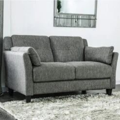 Veldrena Loveseat Gray - MiBasics