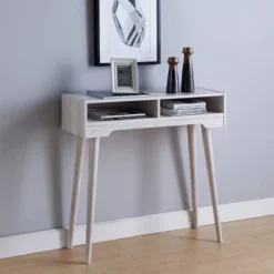 Carex Console Table White Oak - MiBasics