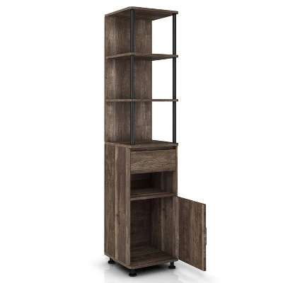 Nanum 4 Shelf Accent Bookcase - MiBasics - Image 2