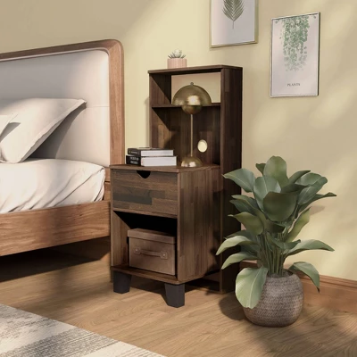 Loreman 1 Drawer Nightstand - MiBasics - Image 7