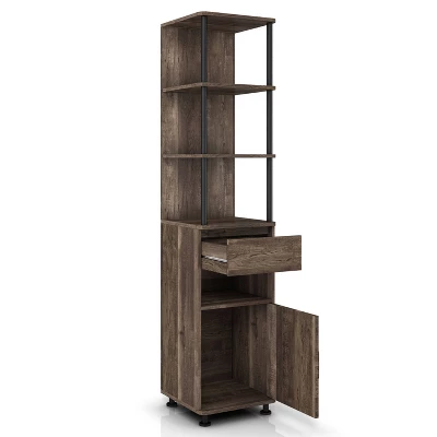 Nanum 4 Shelf Accent Bookcase - MiBasics - Image 3