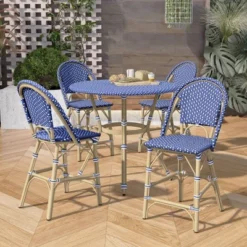 Franco 5pc Counter Height Patio Dining Set - MiBasics