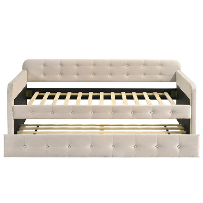 Twin Elyria Contemporary Tufted Daybed - MiBasics - Image 3