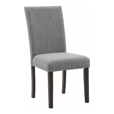 5pc Kellum Marble Top Dining Set White/Gray - MiBasics - Image 3