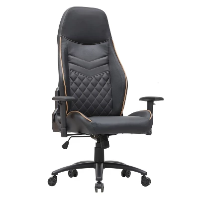 Ansar Diamond Stitched Faux Leather Gaming Chair - MiBasics - Image 7