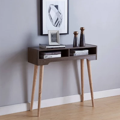 Carex Console Table Walnut Oak - MiBasics