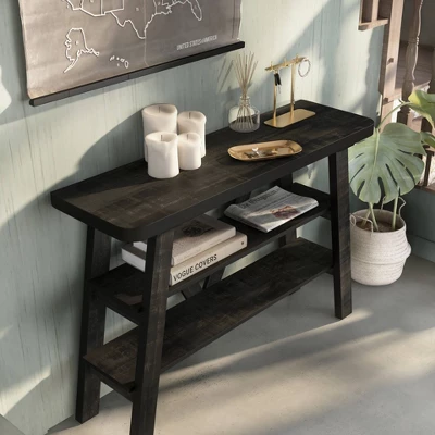 New Riverton Open Shelf Console Table - MiBasics - Image 3