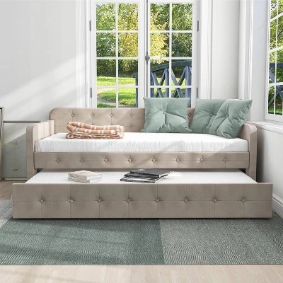 Twin Elyria Contemporary Tufted Daybed - MiBasics - Image 2